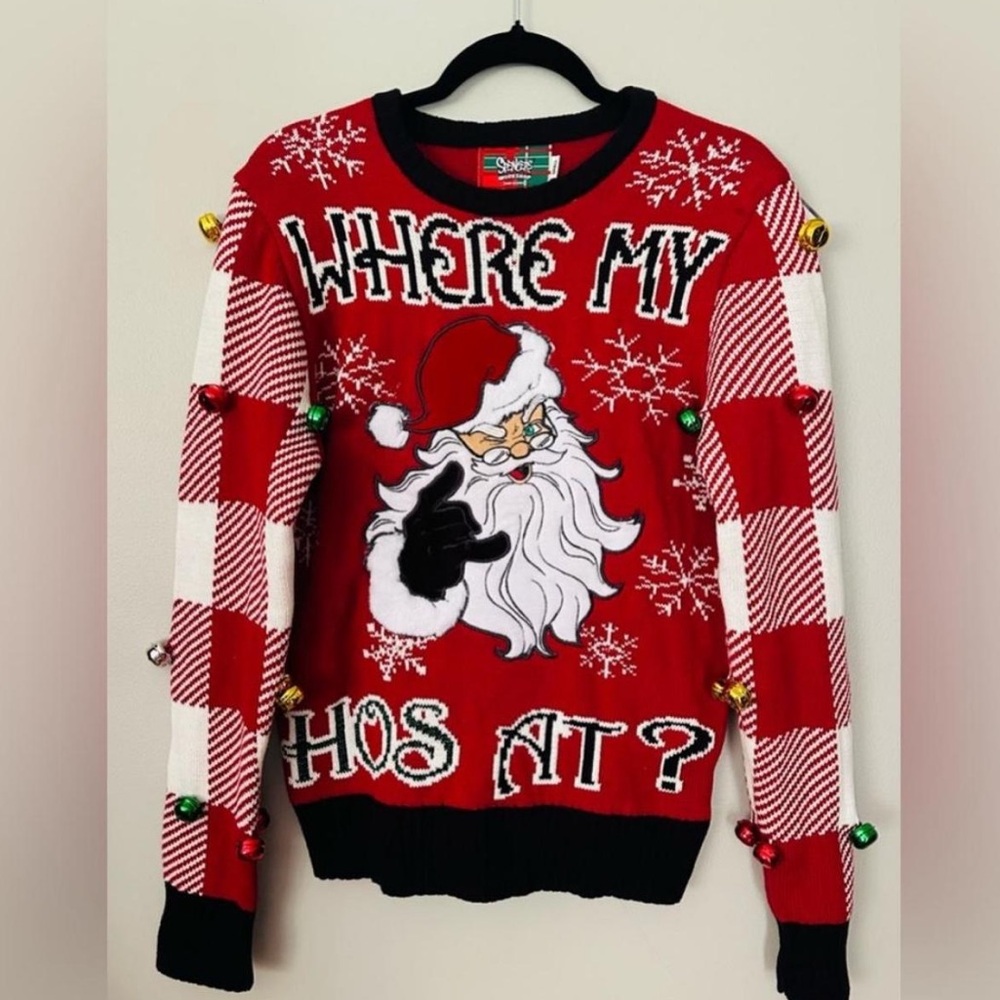 Festive Red Santa Sweater